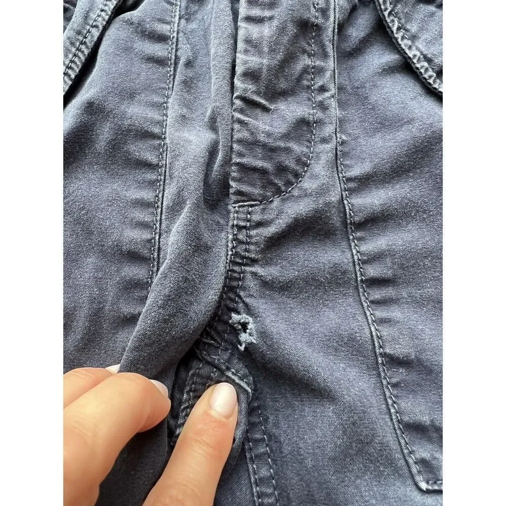 Gap Kids Boys Zip Away Jogger Jeans to Shorts Zip Off Pants S 6-7 Pull On READ!